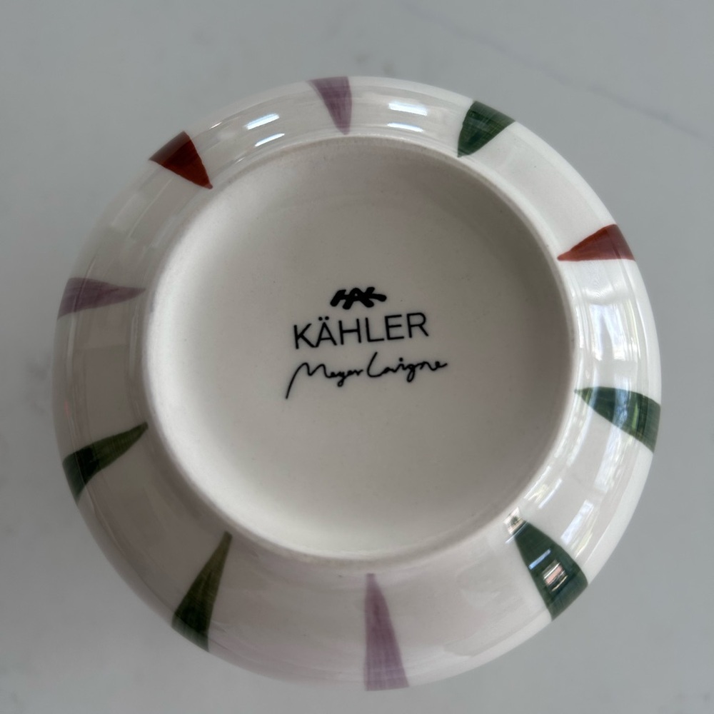 Kahler Signature Handpainted Vase Stoneware Designed by Meyer-Lavigne - Picture 6 of 8